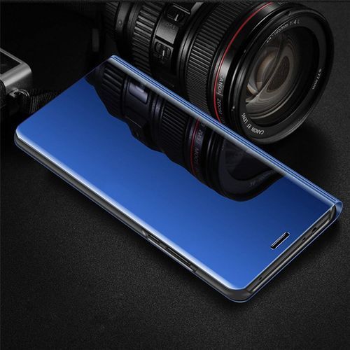 product_image_name-Generic-SAMSUNG GALAXY A03 Core Plating Mirror Leather Case - Blue-5