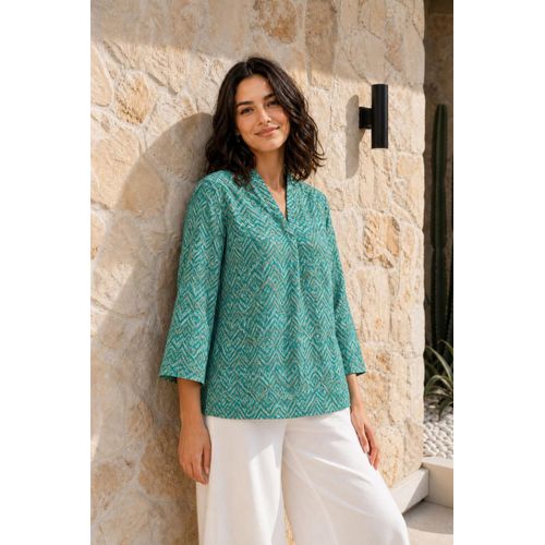 Marwa بلوزة مطبوعة