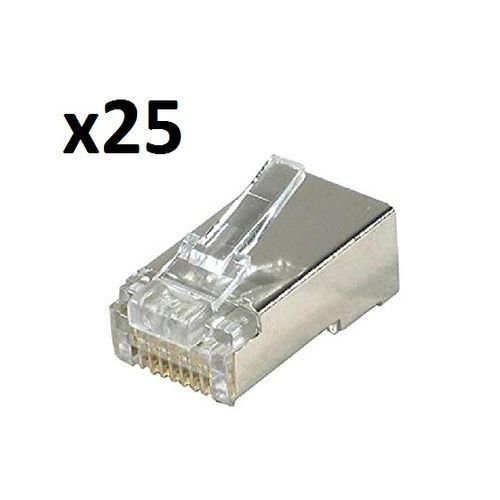 Connecteur RJ45 8-8 Cat. 6 blindé sachet de 10 - Cdiscount