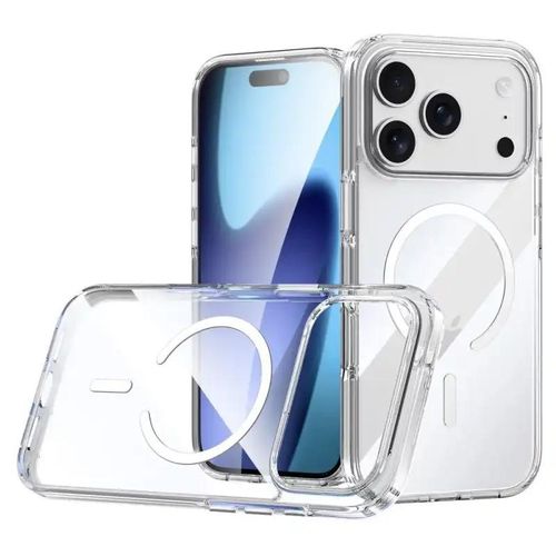 product_image_name-Generic-Pochette Transparente iPhone 17 Pro Max MagSafe - Antichoc Silicone Premium  Sans Jaunissement-1