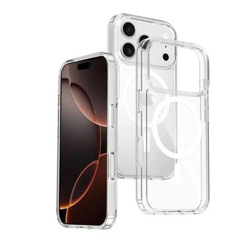 product_image_name-Generic-Pochette Transparente iPhone 17 Pro Max MagSafe - Antichoc Silicone Premium  Sans Jaunissement-3