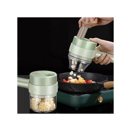 Hachoir à ail pressé, Coupe-légumes Portable 4 en 1, Coupe