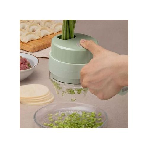 Hachoir à ail pressé, Coupe-légumes Portable 4 en 1, Coupe