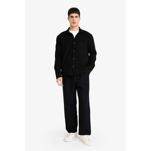 product_image_name-Defacto-Chemise en flanelle à col polo-2