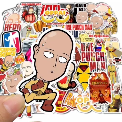 Generic Autocollants dessin animé japonais ONE PUNCH-MAN, pour