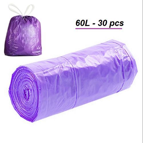 Generic Lot de 30 sacs poubelle à fermeture automatique pour cuisine - 60  litres à prix pas cher