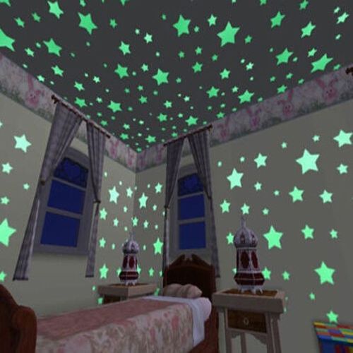 Glow in The Dark Stars pour les autocollants muraux Maroc