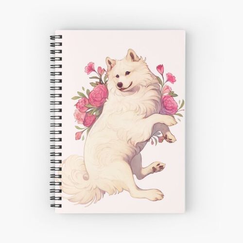 Generic Samoyed dog Spiral Notebook Bloc note