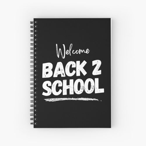 product_image_name-Generic-retour à l'école 2022 Essentiel créée et vendue par Pluto's  Art.Spiral Notebook Bloc note-1