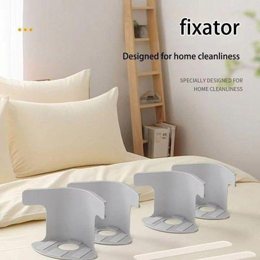 Generic Lock Bed Sheet Holder Blanc Élégant – Maintien Parfait des Draps - image 2