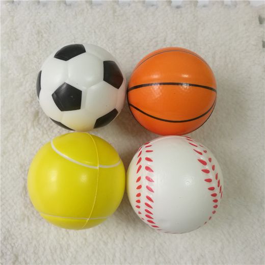 Generic 4 كرات مطاطية صغيرة من الفوم الناعم ، مقاومة للإجهاد ، تمرين يدوي - image 2