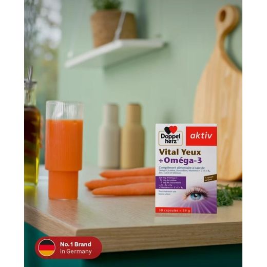 Doppelherz AKTIV VITAL YEUX + OMEGA3 30 CAPSULES - image 3
