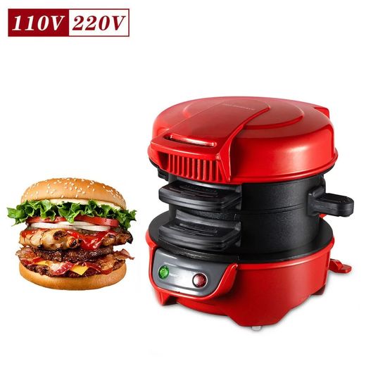 Generic Mini Burger Maker machine à sandwich pour hamburger, machine à gaufres avec anneau de cuisson pour œufs - image 3