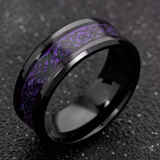 Generic bague Dragon en acier inoxydable mariage pour hommes et femmes, cadeau pour amie - image 3