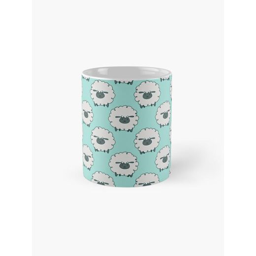 Generic Moelleux mouton bleu clair Mug classique - image 3