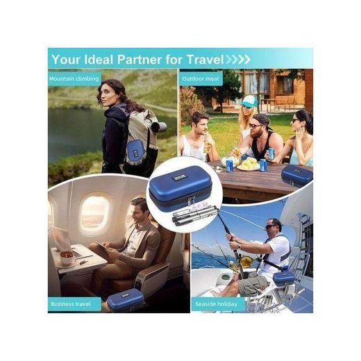 Generic Boîte Isotherme pour les injections, Sac de refroidissement et d'isolation diabétique portable, Pochette mini-glacière de conservation, protection de médicaments pendant le voyage,camping - image 3
