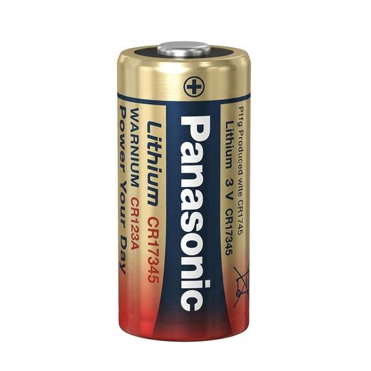 Panasonic Piles CR123A Lithium 3V pour Appareil Photo