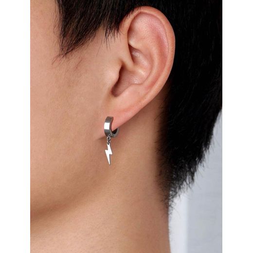 Generic 1 PIECES clip d'oreille homme en acier inoxydable