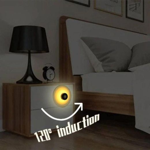 Generic Veilleuse LED à ventouse, rechargeable par USB, détection du corps humain - image 4