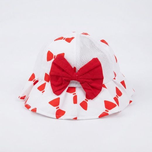 Generic Chapeau de Soleil Bébé avec Nœud – Protection UV, Bande Élastique, Modèle Aléatoire - image 2