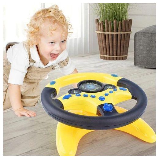 Generic Volant Électronique Jouet pour Enfants avec Lumières, Sons et Musique – Simulation de Conduite Interactive, Jouet Éducatif et Amusant pour Bébé et Jeune Enfant - image 2