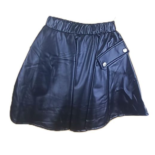 Generic Ensemble Jupe Cuir & Veste Carreaux Élégant pour Filles : Style & Confort pour Toutes les Occasions. - image 3