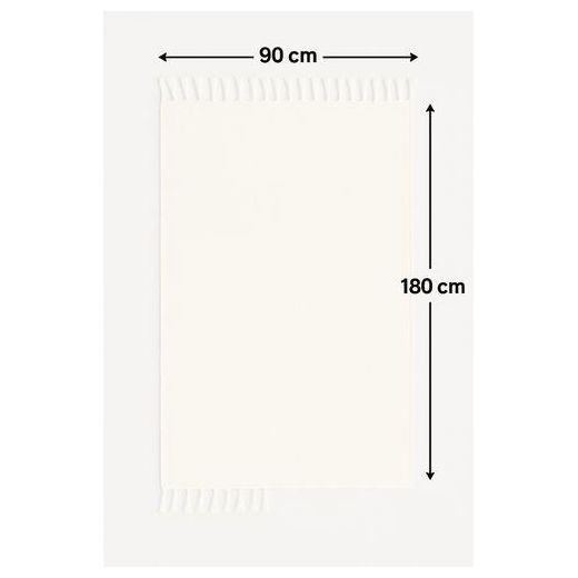 Generic moroccan serviette en coton fait main multifonction fouta plage hamam deco 1m/2m - image 4