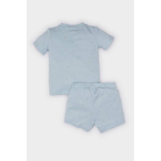 Defacto Ensemble Pyjama T-shirt imprimé et Short pour bébé garçon - image 3