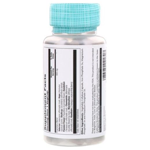 Solaray Sleep Blend sommeil - Mixture pour Dormir- SP-17- 100 capsules végétales - image 2