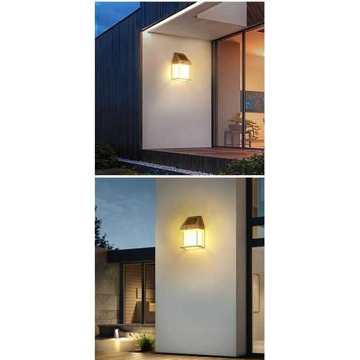 Generic 4 Lampe murale solaire Style Chalet, avec détecteur de mouvement - image 3