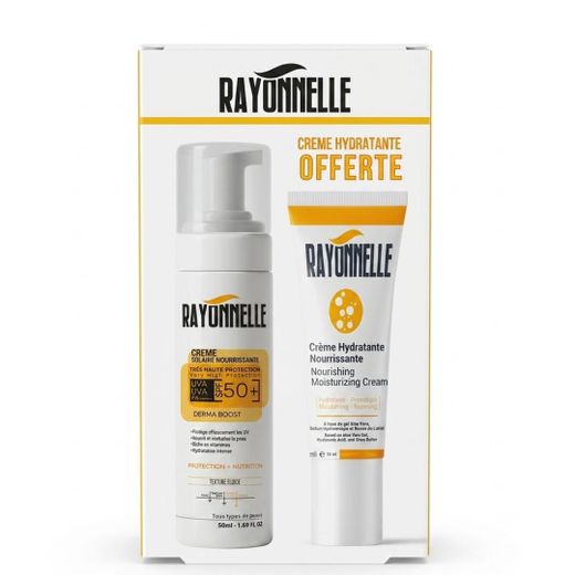 RAYONNELLE Creme Solaire 50ML+creme Hydratante 50ML Pack