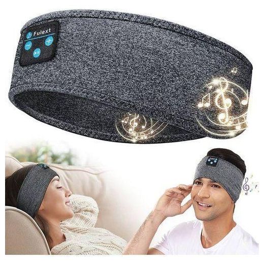 Generic Bandeau Bluetooth Écouteurs pour Dormir, Casque & Masque de Sommeil 4 en 1