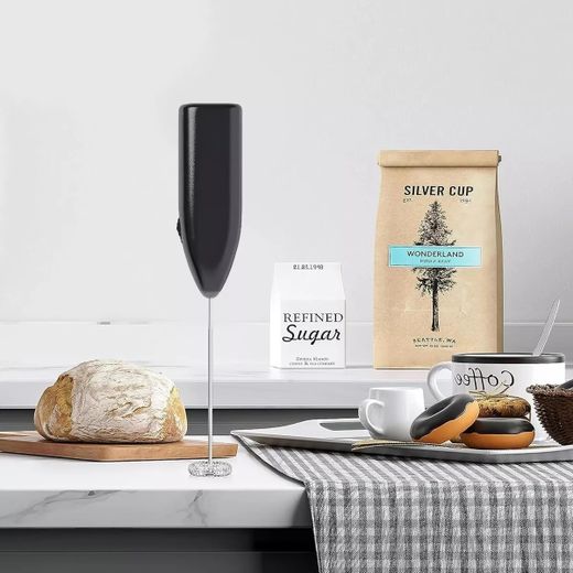 Generic Mousseur à lait et café, mixeur plongeant à café au lait, batteur portable - image 2