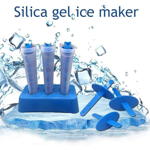 Generic Moule à crème glacée facile à libérer à la maison, bricolage d'été, bâton de crème glacée, plateau à glace en plastique, outil de congélation