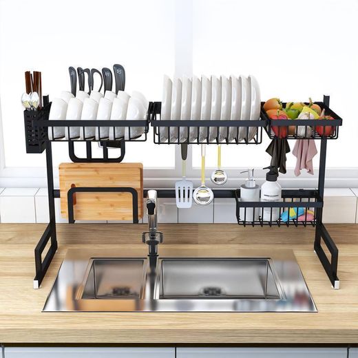 Generic Égouttoir de cuisine multifonction sur évier