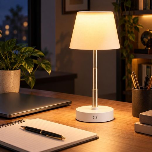 Generic Lampe de Table LED Extensible et Tactile Extensible 11,5 à 29 cm - image 4
