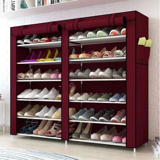 Generic Armoire de chaussure 12 étages avec portes doubles - Grona - image 3