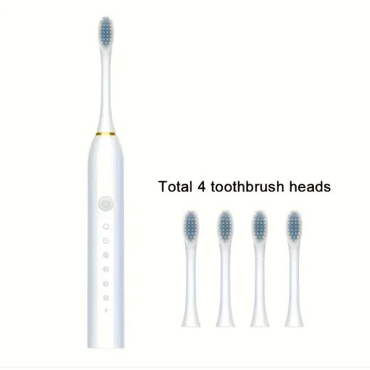 Generic Brosse à dents électrique à technologie d'onde sonore avec 6 modes et minuterie intelligente, rechargeable par USB, soins dentaires - image 2