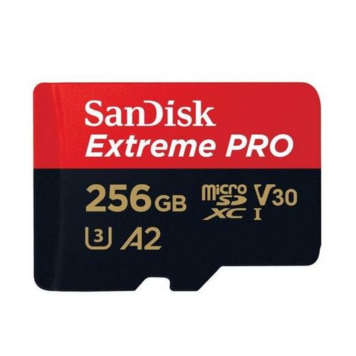 Sandisk MicroSDXC 256Go 200MB/s A2 - Extreme Pro // Vitesse 200 Mo/s