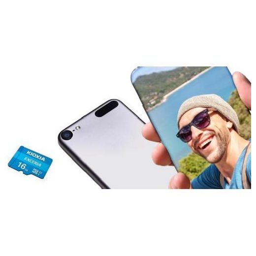 kioxia Carte mémoire exceria microSDHC 16GB, Cartes microSD 16gb microSDHC UHS-I card - image 2