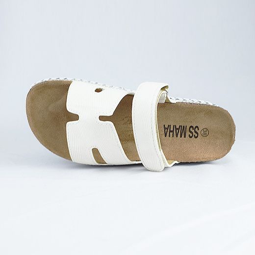 Generic Sandales pour femmes Compense OC01 blanc - image 3