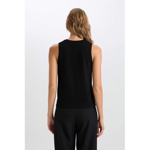 Defacto Pull slim basique sans manches à col rond - image 3