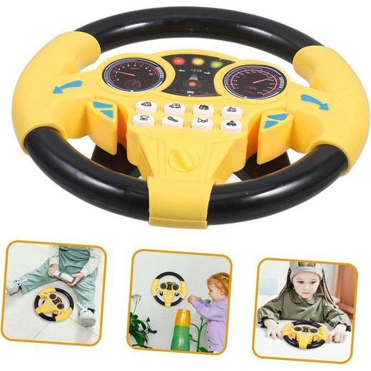 Generic Simulateur De Conduite Enfant 6 Ans Jouet De Volant De Simulation - image 3
