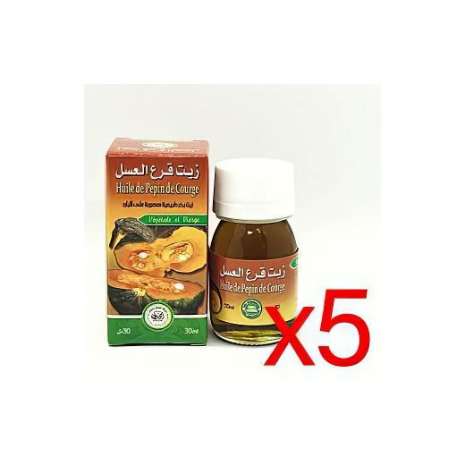 huile de pépin de courge 30ml naturel 100% X5