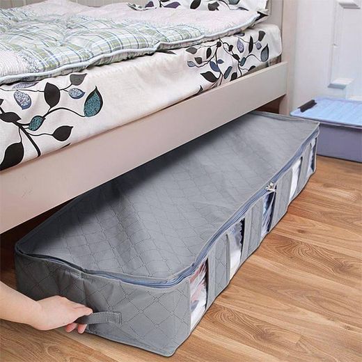 Generic Sac de rangement pliable en tissu non tissé pour lit pour vêtements