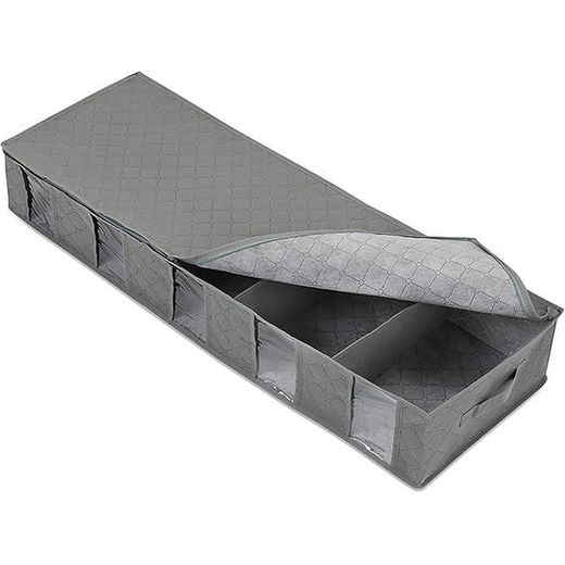 Generic Sac de rangement pliable en tissu non tissé pour lit pour vêtements - image 3