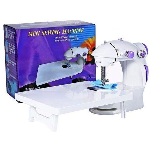 Generic Mini Machine à Coudre Électrique Portable à Double Fil et Vitesse Réglable, avec table d'extension - image 3