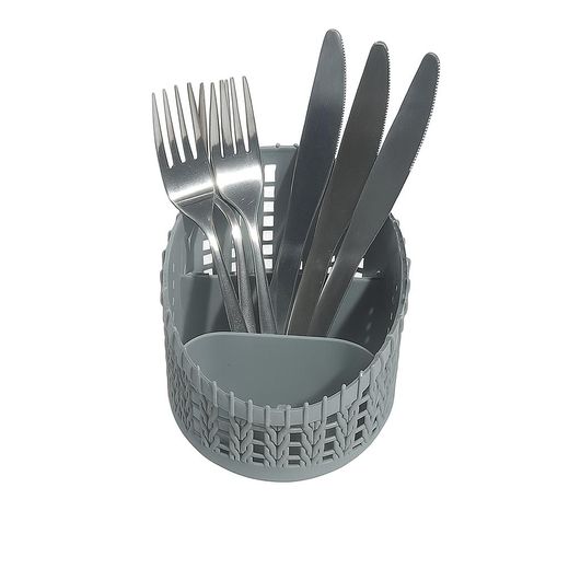 Generic Porte-couverts en plastique design tressé – Rangement pratique pour couteaux & ustensiles