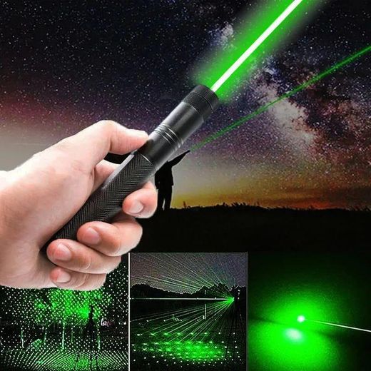 Generic Pointeur Laser Vert Haute Puissance 1000m, Longue Portée, avec Batterie et Chargeur - image 3