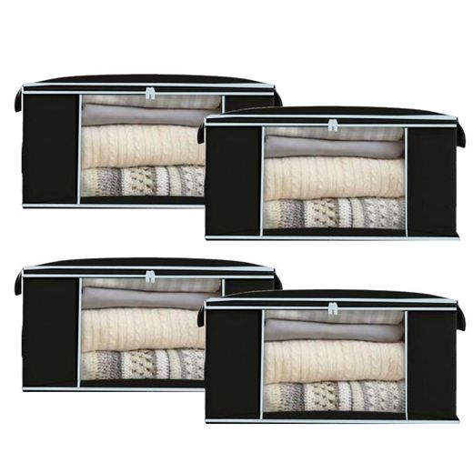 Generic x5 Boîte de rangement stockage de vêtements et de literie grande capacité,boîtes durables - image 4